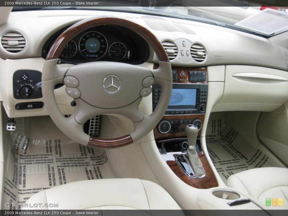 Stone Interior Dashboard for the 2009 Mercedes-Benz CLK 350 Coupe #50620629