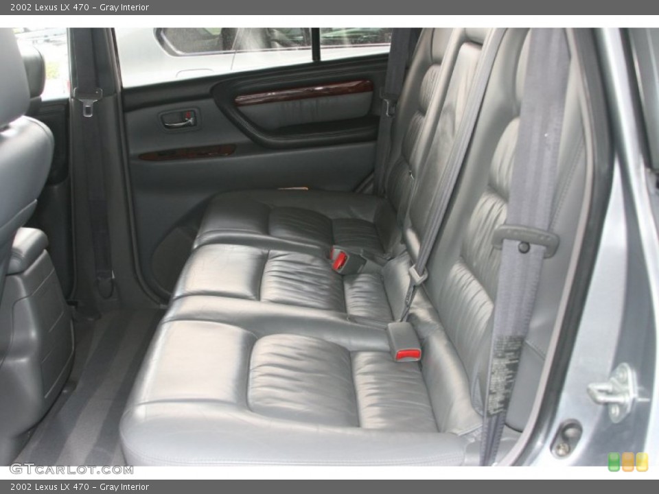 Gray 2002 Lexus LX Interiors