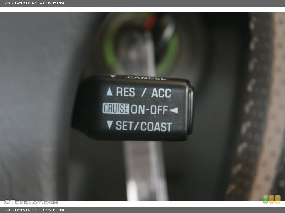 Gray Interior Controls for the 2002 Lexus LX 470 #50620926