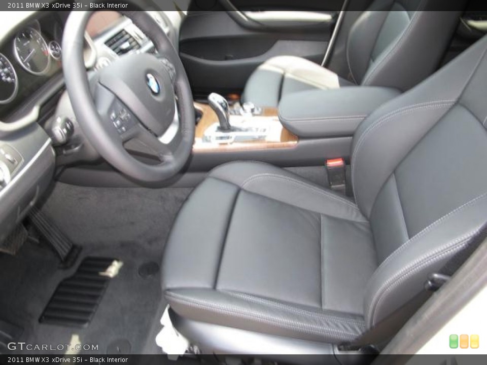Black Interior Photo for the 2011 BMW X3 xDrive 35i #50621859