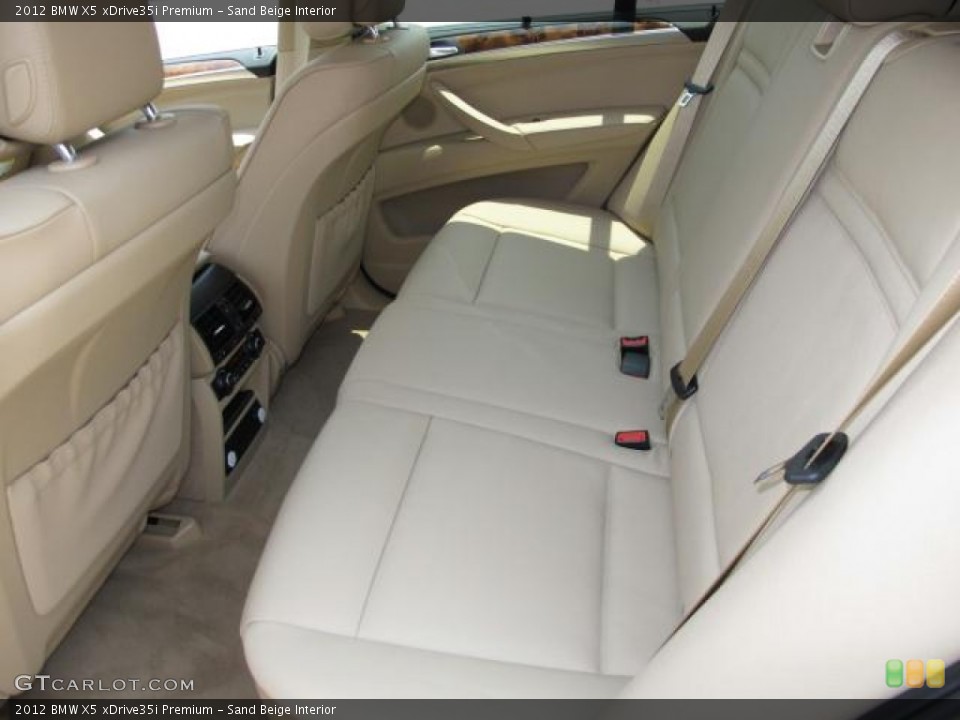 Sand Beige Interior Photo for the 2012 BMW X5 xDrive35i Premium #50622195