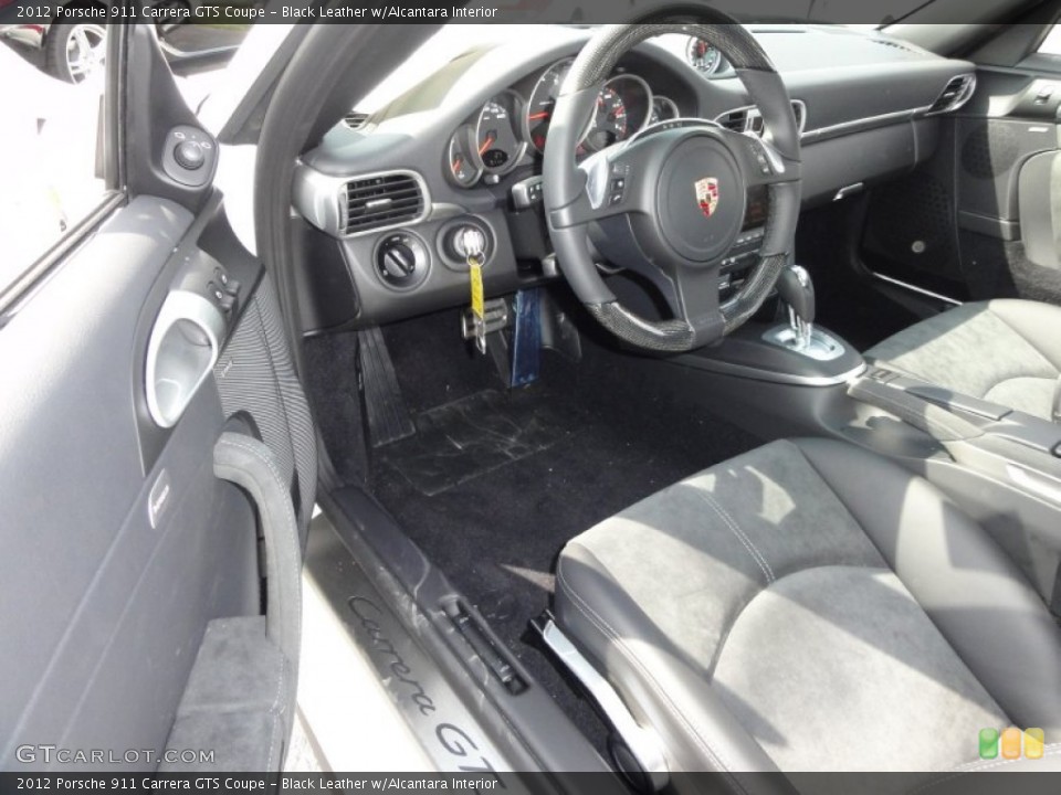 Black Leather w/Alcantara Interior Photo for the 2012 Porsche 911 Carrera GTS Coupe #50622348