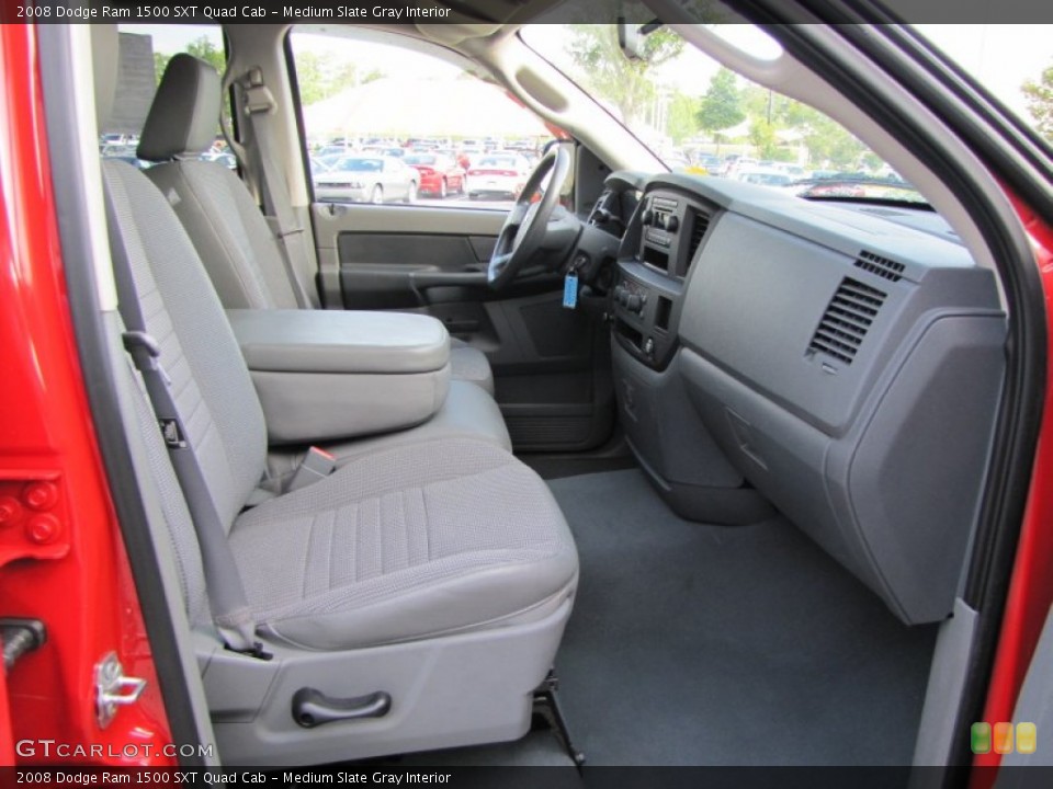 Medium Slate Gray Interior Photo for the 2008 Dodge Ram 1500 SXT Quad Cab #50623261