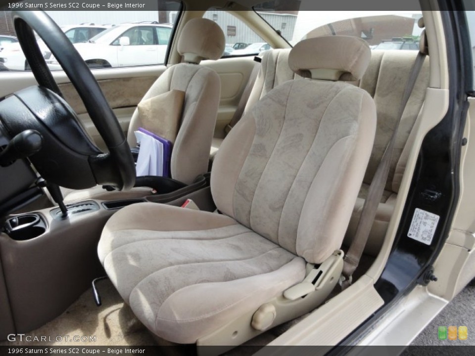 Beige Interior Photo for the 1996 Saturn S Series SC2 Coupe #50625225