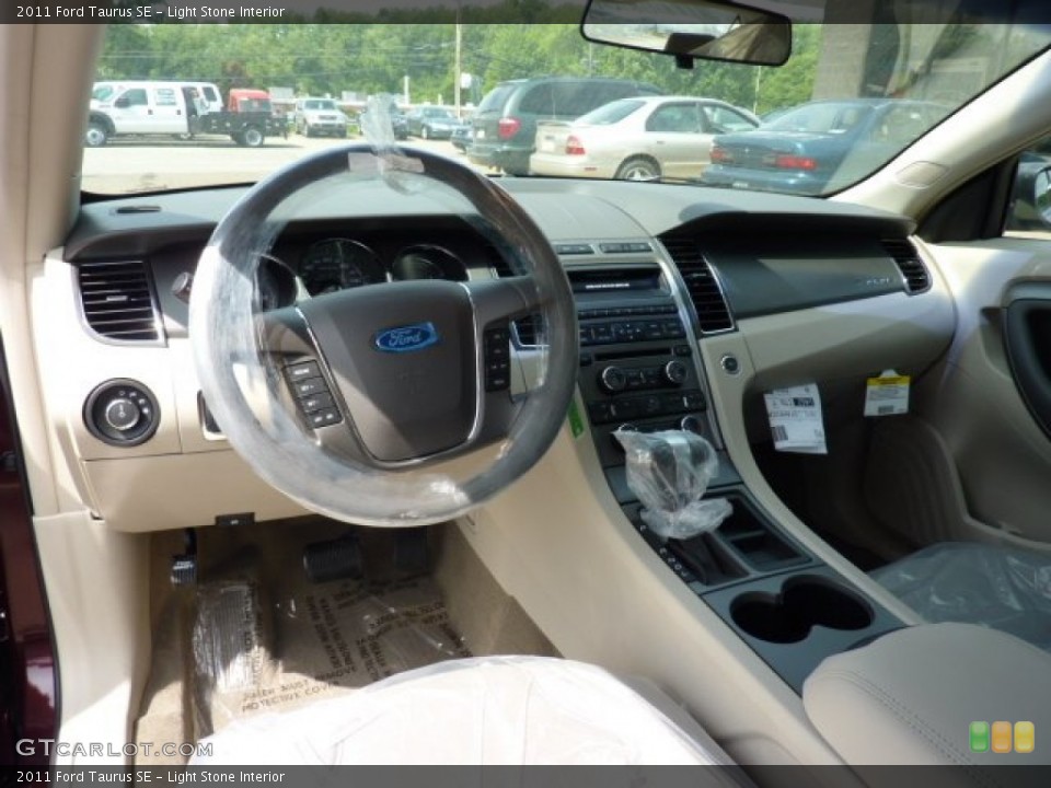 Light Stone Interior Dashboard for the 2011 Ford Taurus SE #50625855