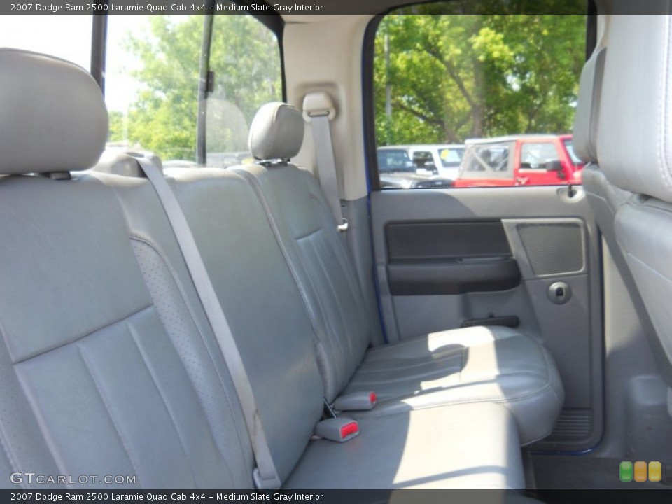 Medium Slate Gray Interior Photo for the 2007 Dodge Ram 2500 Laramie Quad Cab 4x4 #50626587