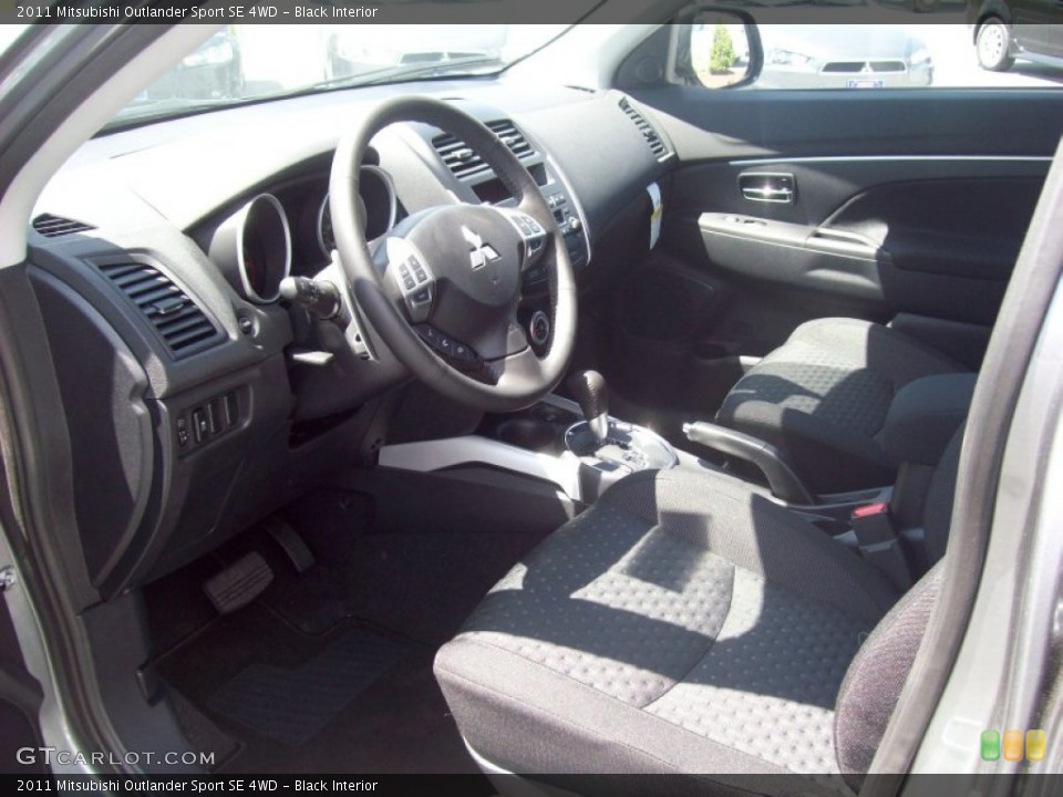 Black Interior Photo for the 2011 Mitsubishi Outlander Sport SE 4WD #50628726