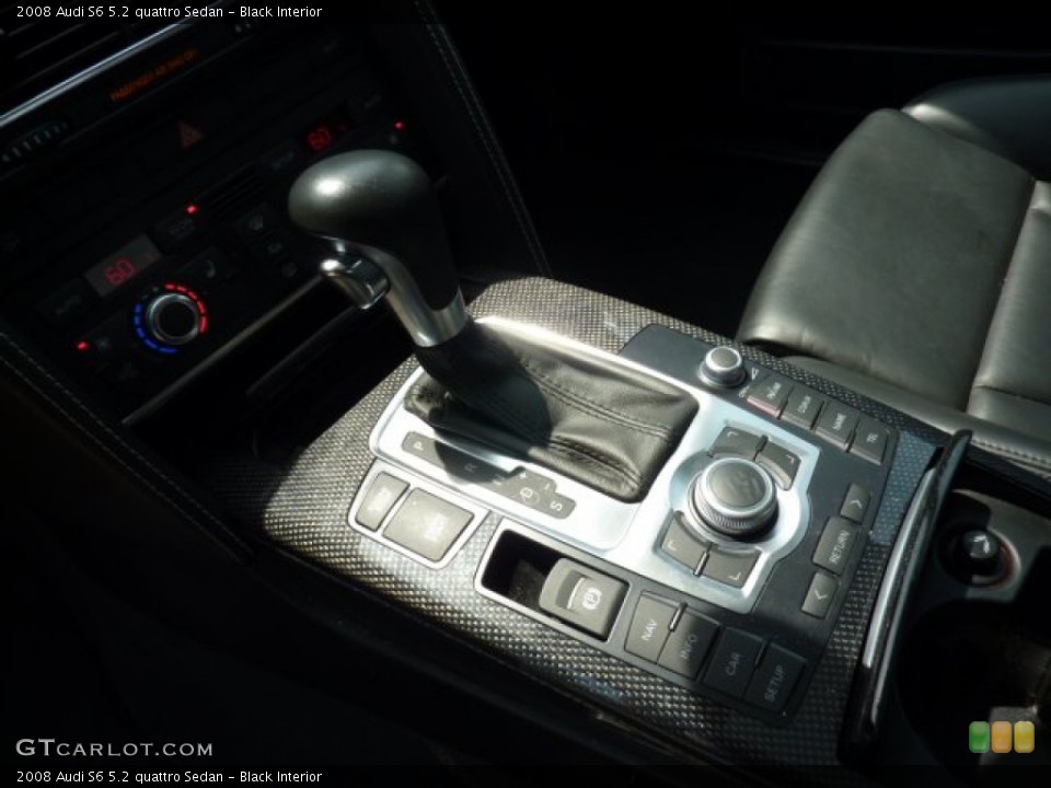 Black Interior Transmission for the 2008 Audi S6 5.2 quattro Sedan #50629365