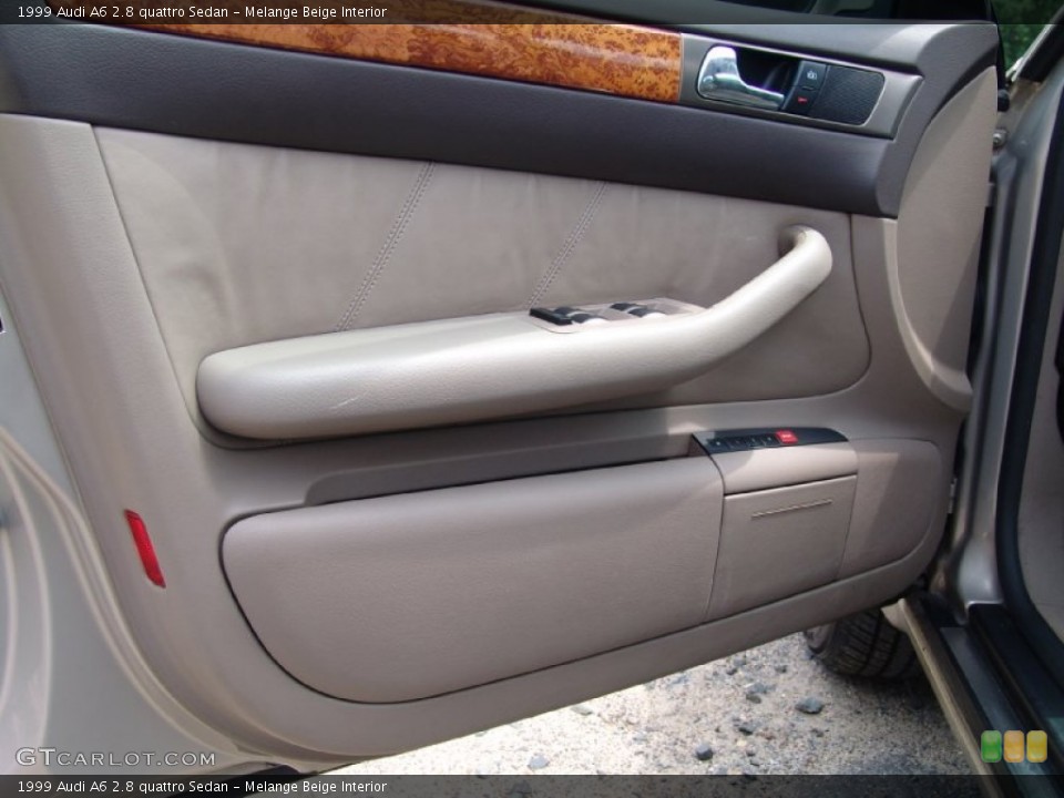 Melange Beige Interior Door Panel for the 1999 Audi A6 2.8 quattro Sedan #50630214