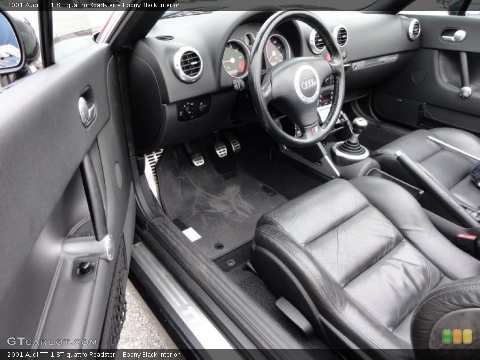 Ebony Black Interior Photo for the 2001 Audi TT 1.8T quattro Roadster #50630358