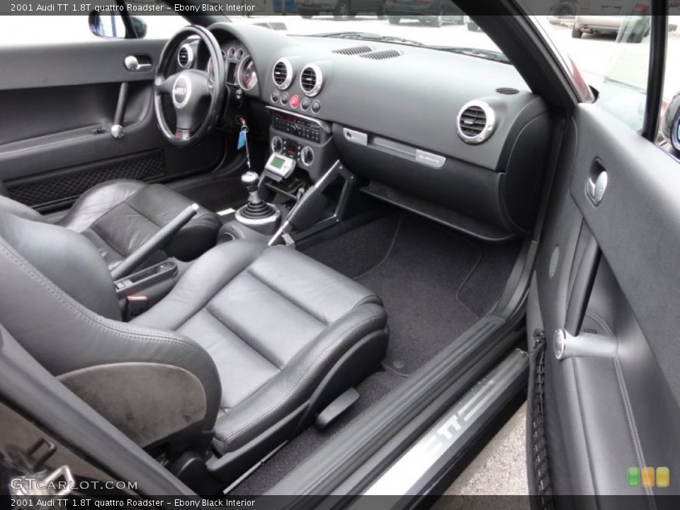 Ebony Black Interior Dashboard for the 2001 Audi TT 1.8T quattro Roadster #50630436