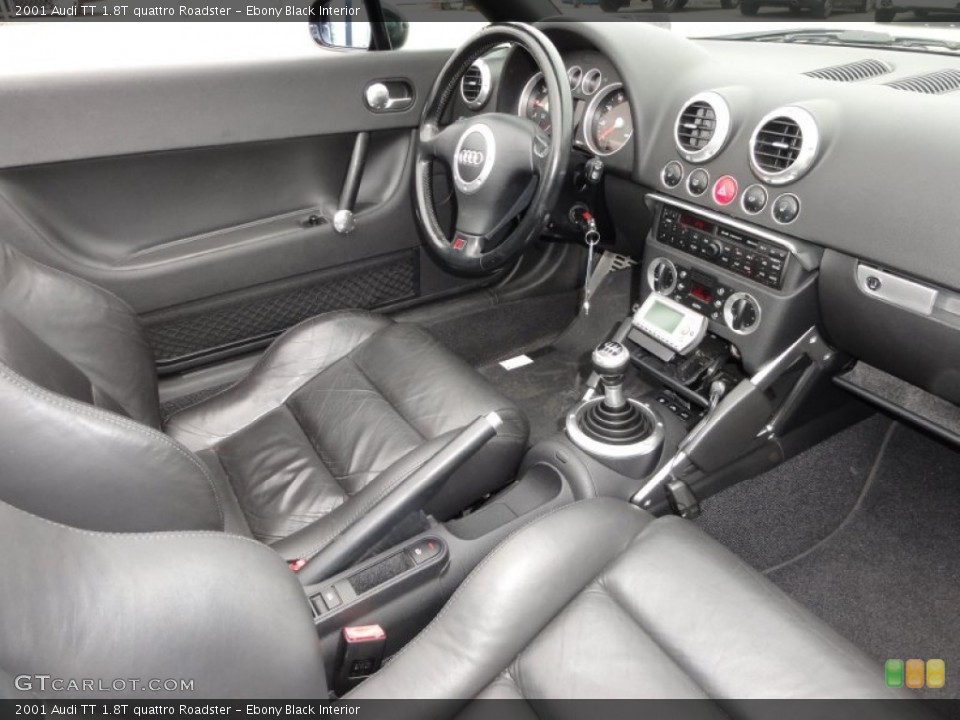 Ebony Black Interior Photo for the 2001 Audi TT 1.8T quattro Roadster #50630451