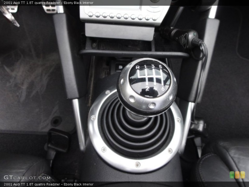 Ebony Black Interior Transmission for the 2001 Audi TT 1.8T quattro Roadster #50630790