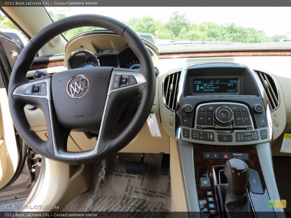 Cocoa/Cashmere Interior Dashboard for the 2011 Buick LaCrosse CXL #50631846