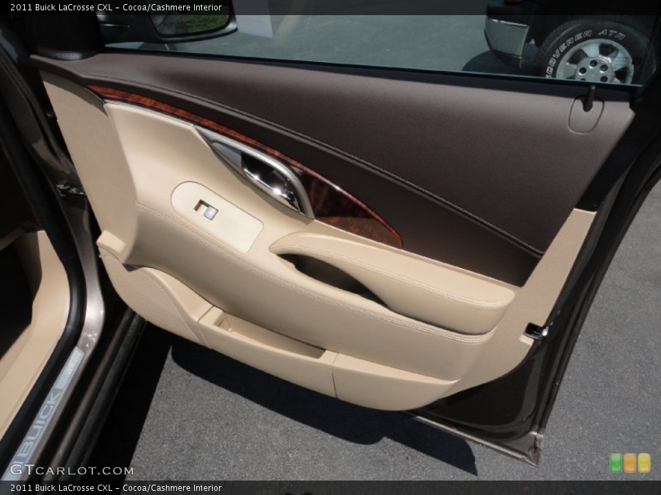 Cocoa/Cashmere Interior Door Panel for the 2011 Buick LaCrosse CXL #50631939