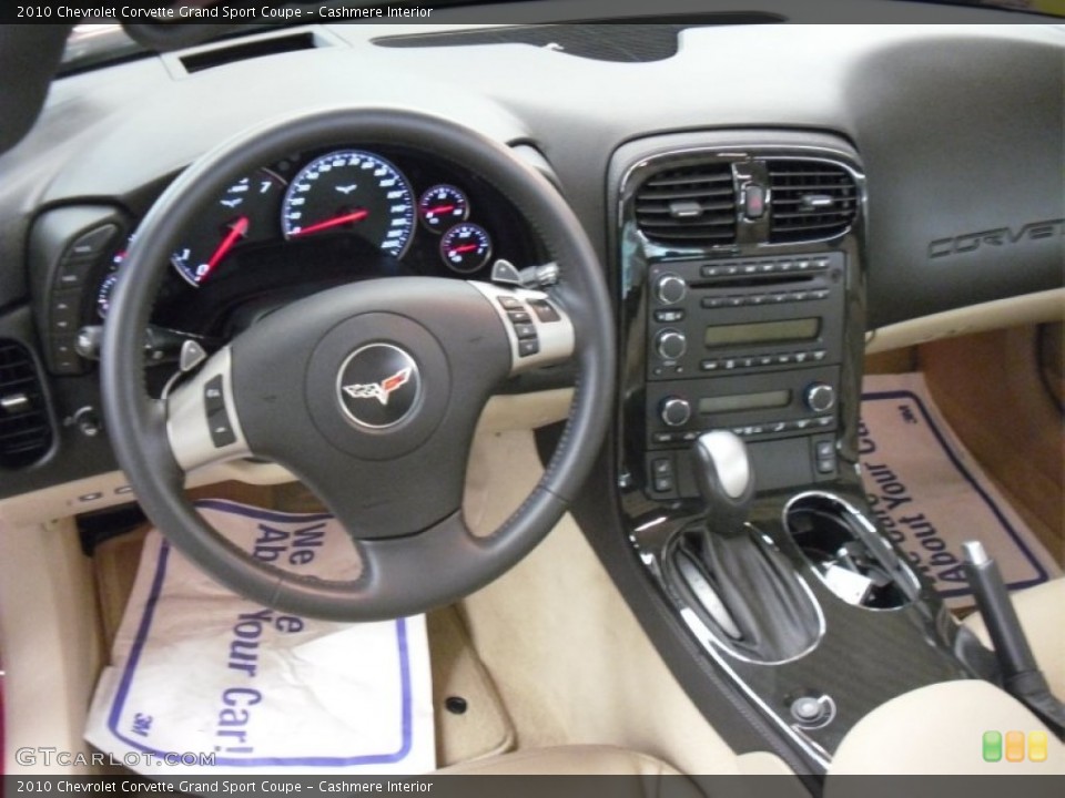 Cashmere Interior Dashboard for the 2010 Chevrolet Corvette Grand Sport Coupe #50633943