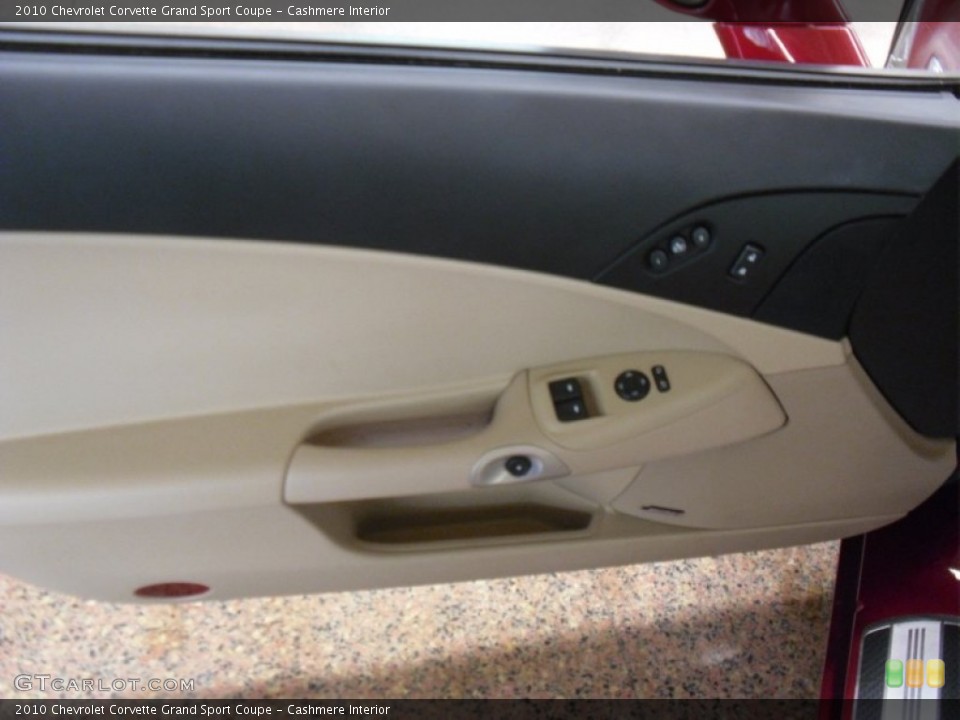 Cashmere Interior Door Panel for the 2010 Chevrolet Corvette Grand Sport Coupe #50633957