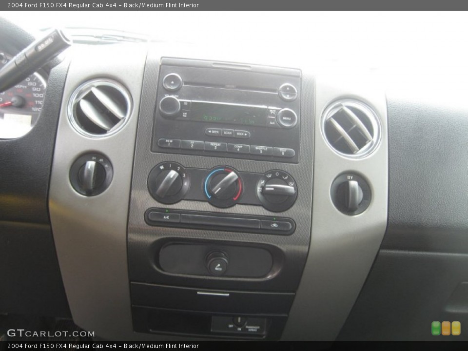 Black/Medium Flint Interior Controls for the 2004 Ford F150 FX4 Regular Cab 4x4 #50635158