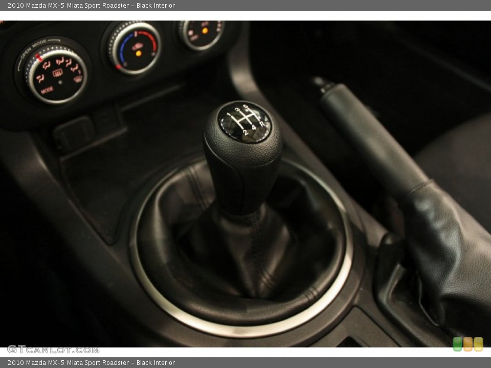Black Interior Transmission for the 2010 Mazda MX-5 Miata Sport Roadster #50635596