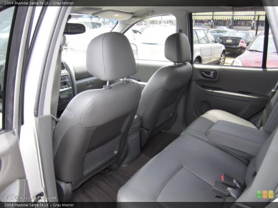 Gray Interior Photo for the 2004 Hyundai Santa Fe LX #50638113