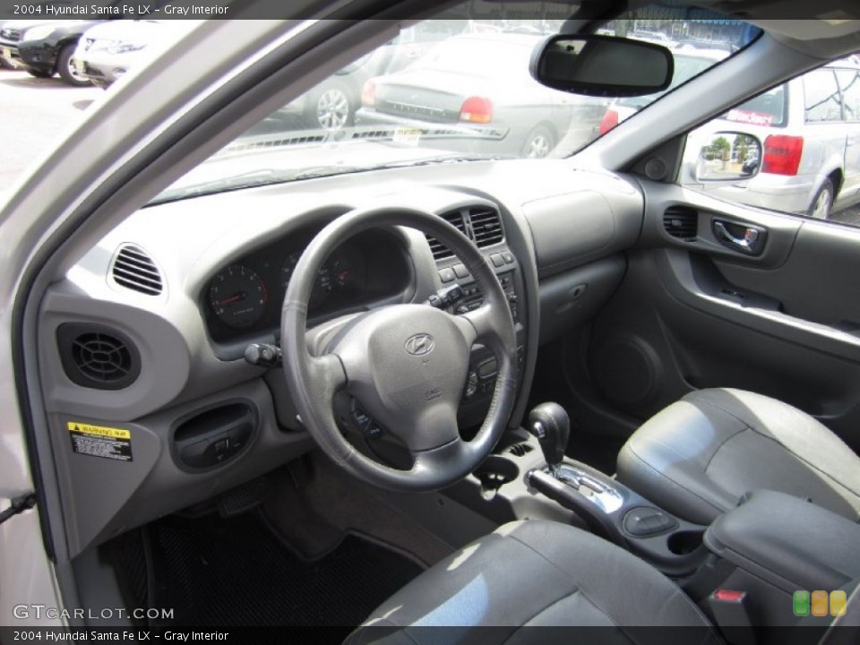 Gray Interior Prime Interior for the 2004 Hyundai Santa Fe LX #50638125