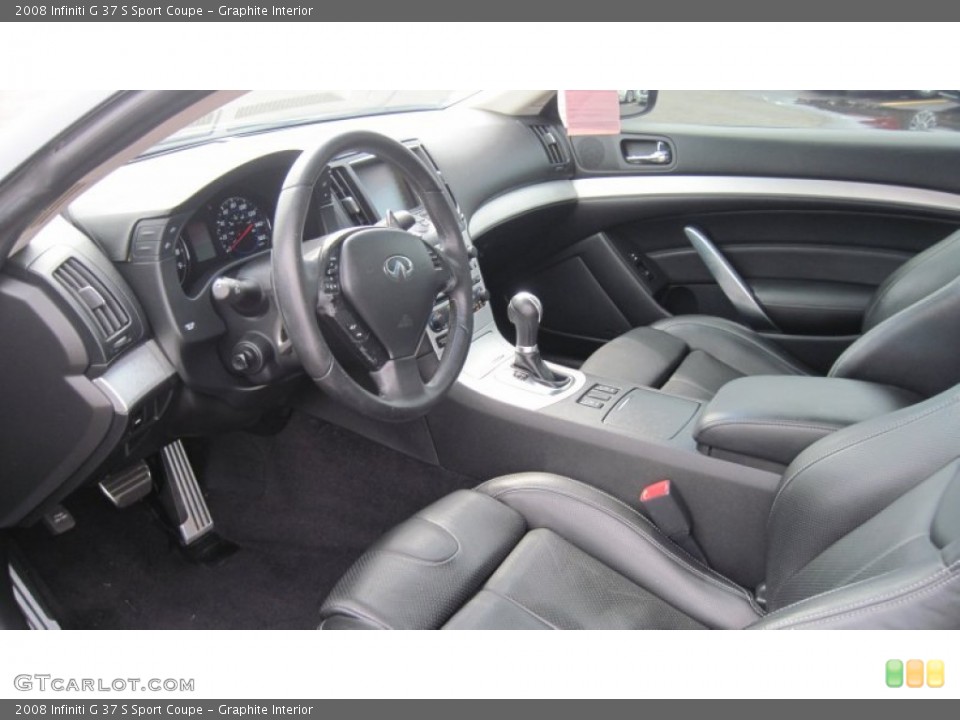 Graphite Interior Photo for the 2008 Infiniti G 37 S Sport Coupe #50639067