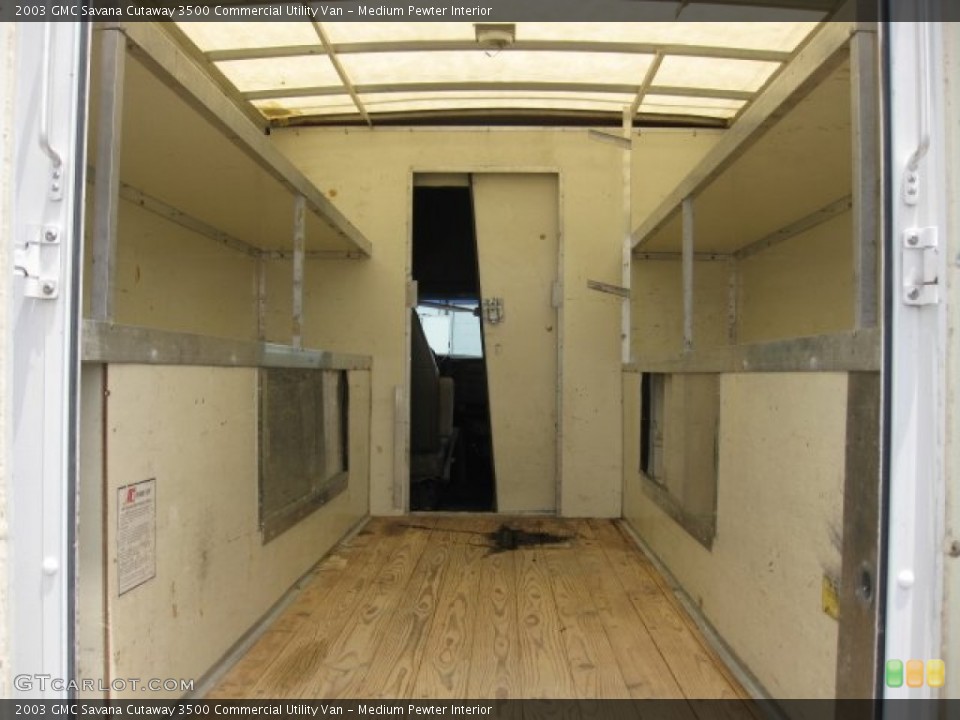 Medium Pewter Interior Trunk for the 2003 GMC Savana Cutaway 3500 Commercial Utility Van #50639175
