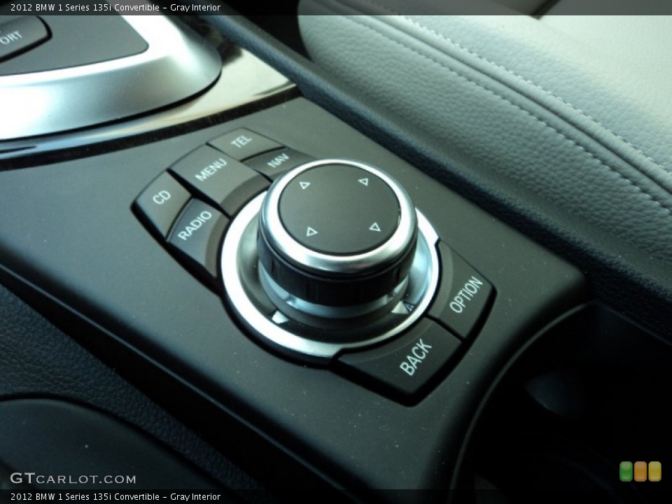 Gray Interior Controls for the 2012 BMW 1 Series 135i Convertible #50640393