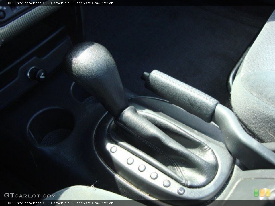 Dark Slate Gray Interior Transmission for the 2004 Chrysler Sebring GTC Convertible #50640429