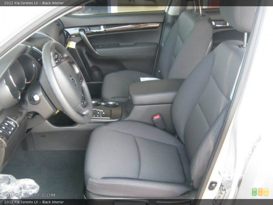 Black Interior Photo for the 2012 Kia Sorento LX #50640570