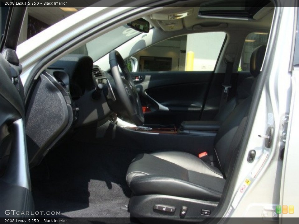 Black Interior Photo for the 2008 Lexus IS 250 #50642847