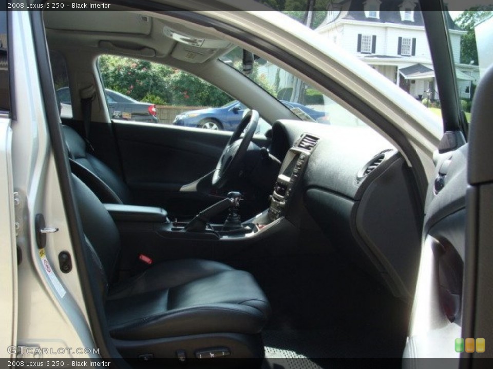 Black Interior Photo for the 2008 Lexus IS 250 #50642853