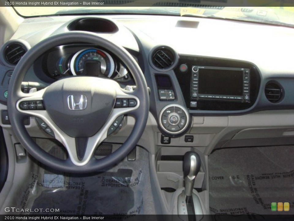 Blue Interior Dashboard for the 2010 Honda Insight Hybrid EX Navigation #50643218