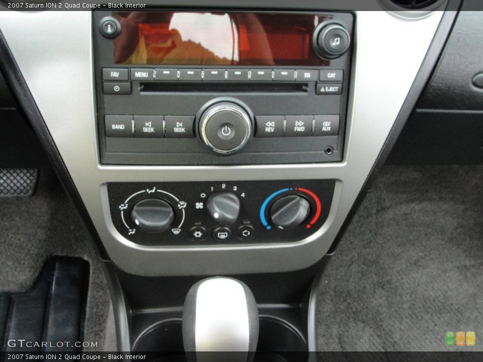 Black Interior Controls for the 2007 Saturn ION 2 Quad Coupe #50645916