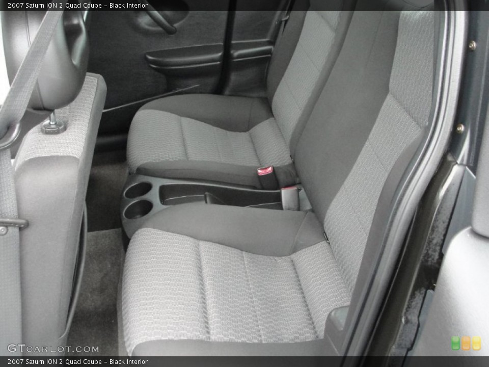 Black Interior Photo for the 2007 Saturn ION 2 Quad Coupe #50645922