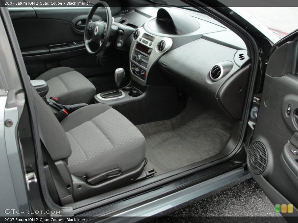 Black Interior Photo for the 2007 Saturn ION 2 Quad Coupe #50645925