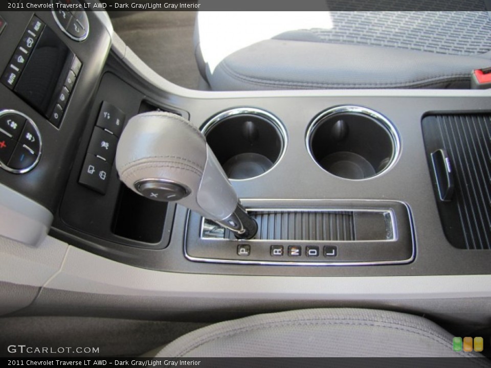 Dark Gray/Light Gray Interior Transmission for the 2011 Chevrolet Traverse LT AWD #50646570