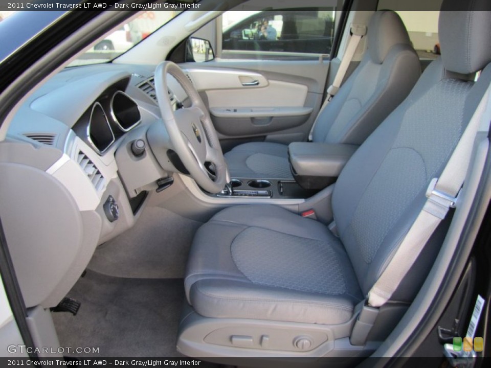 Dark Gray/Light Gray Interior Photo for the 2011 Chevrolet Traverse LT AWD #50646639