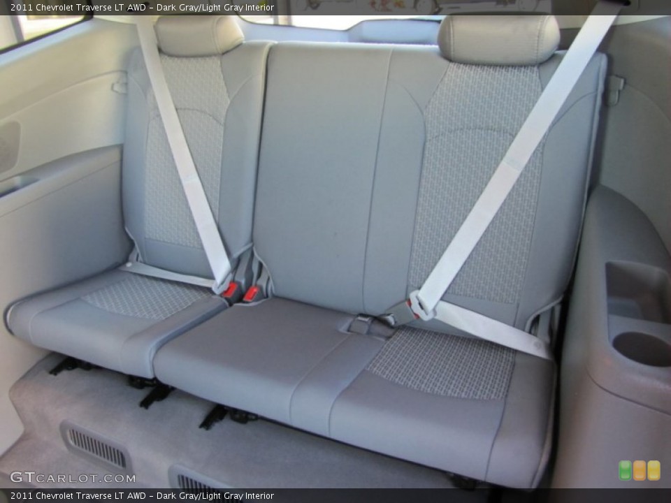 Dark Gray/Light Gray Interior Photo for the 2011 Chevrolet Traverse LT AWD #50646705