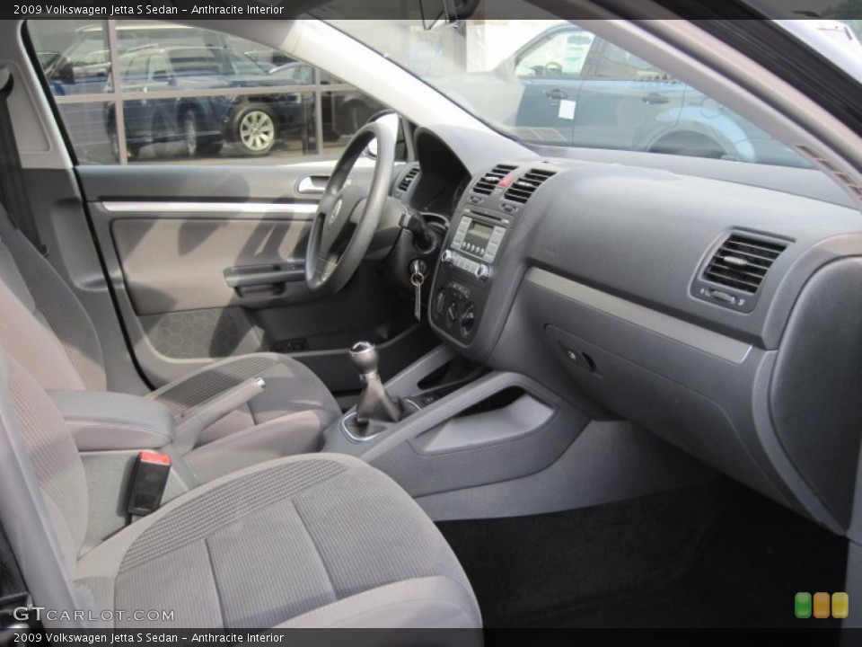 Anthracite Interior Photo for the 2009 Volkswagen Jetta S Sedan #50646993