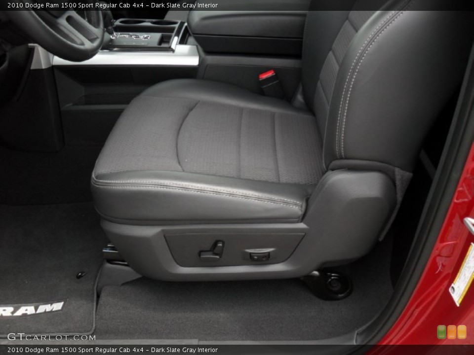 Dark Slate Gray Interior Photo for the 2010 Dodge Ram 1500 Sport Regular Cab 4x4 #50652927