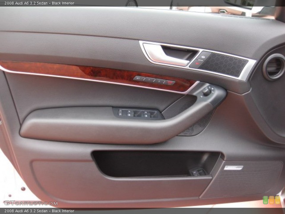 Black Interior Door Panel for the 2008 Audi A6 3.2 Sedan #50655444