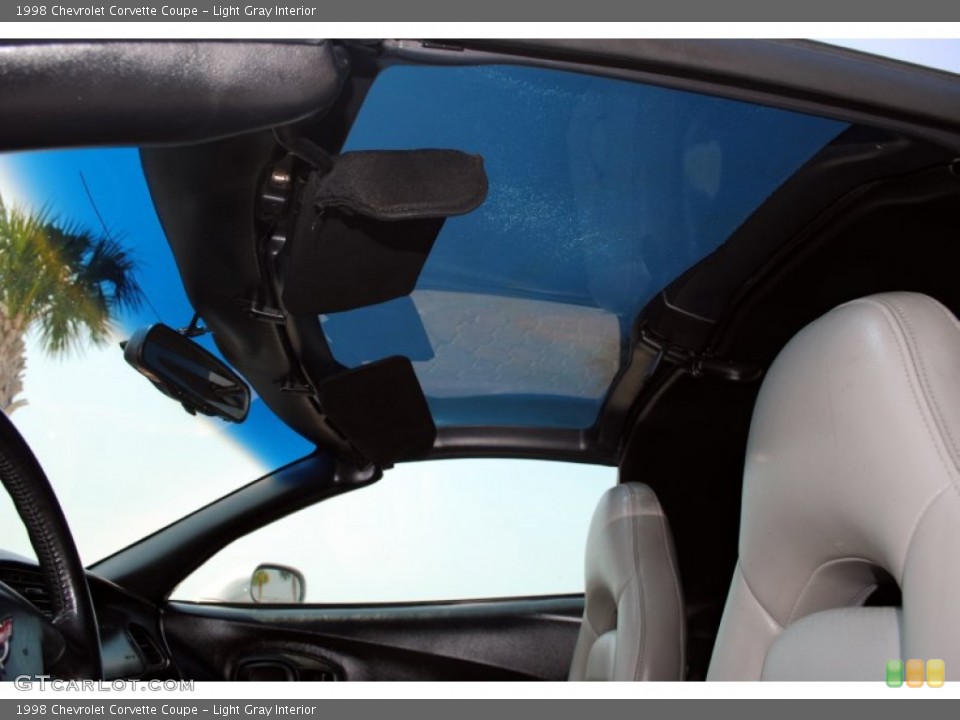 Light Gray Interior Sunroof for the 1998 Chevrolet Corvette Coupe #50655472