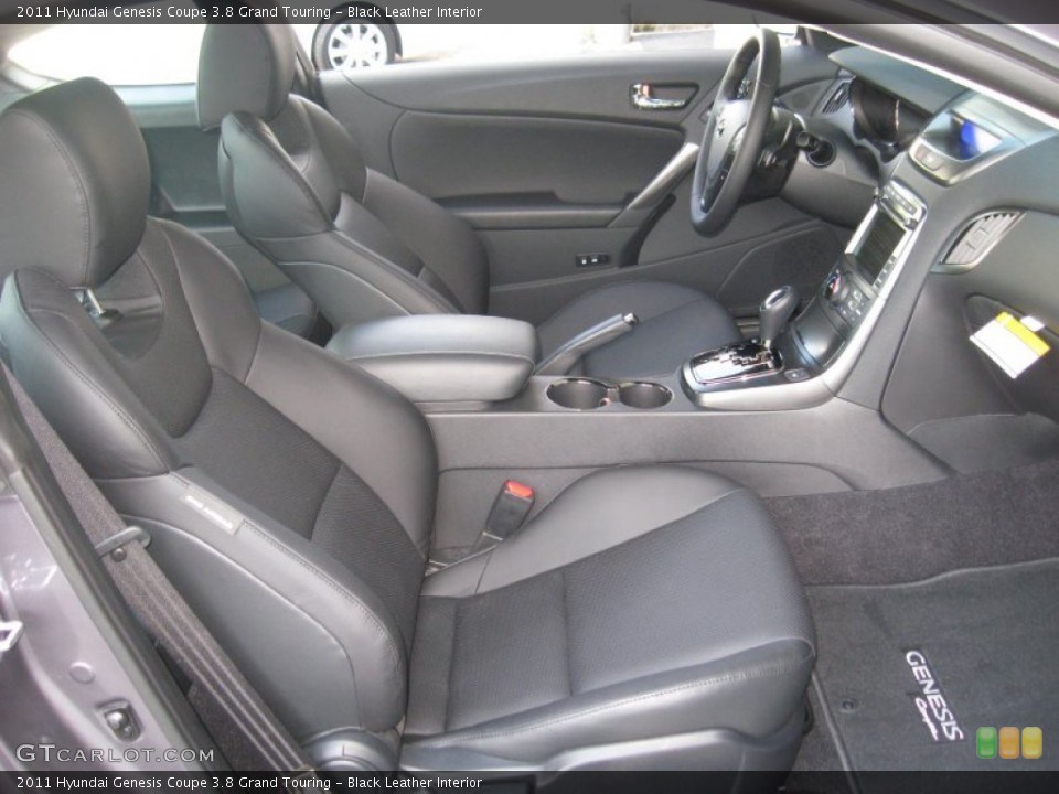 Black Leather Interior Photo for the 2011 Hyundai Genesis Coupe 3.8 Grand Touring #50655817