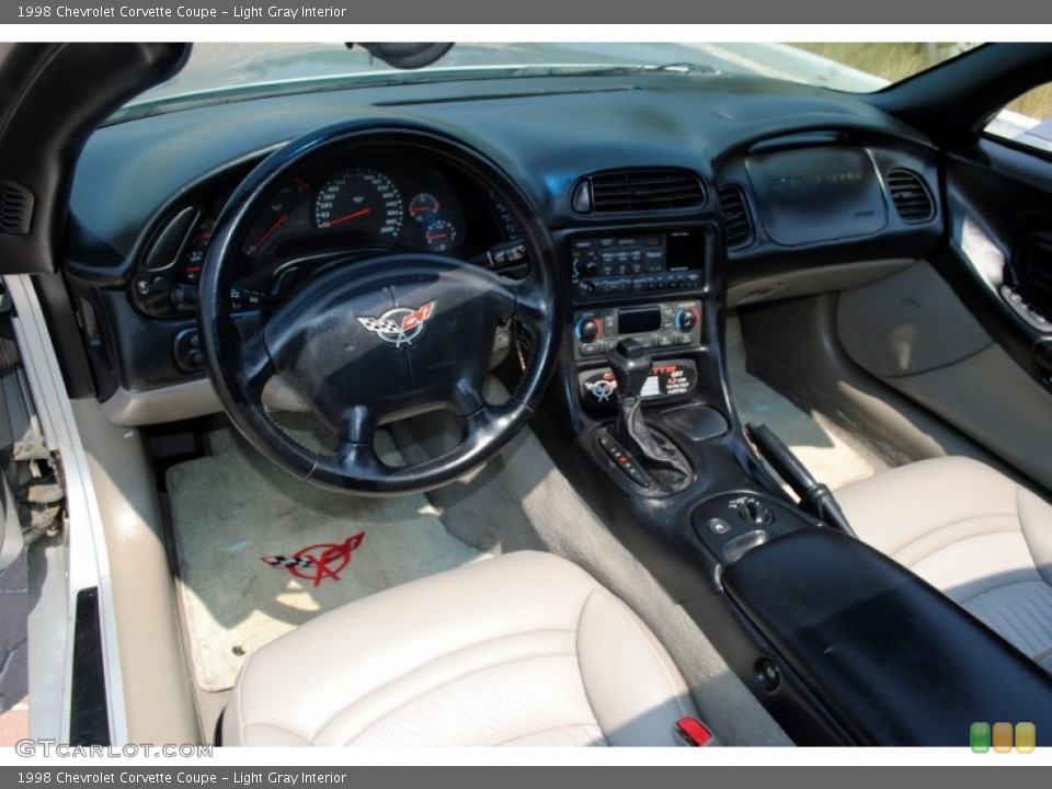Light Gray Interior Prime Interior for the 1998 Chevrolet Corvette Coupe #50655847