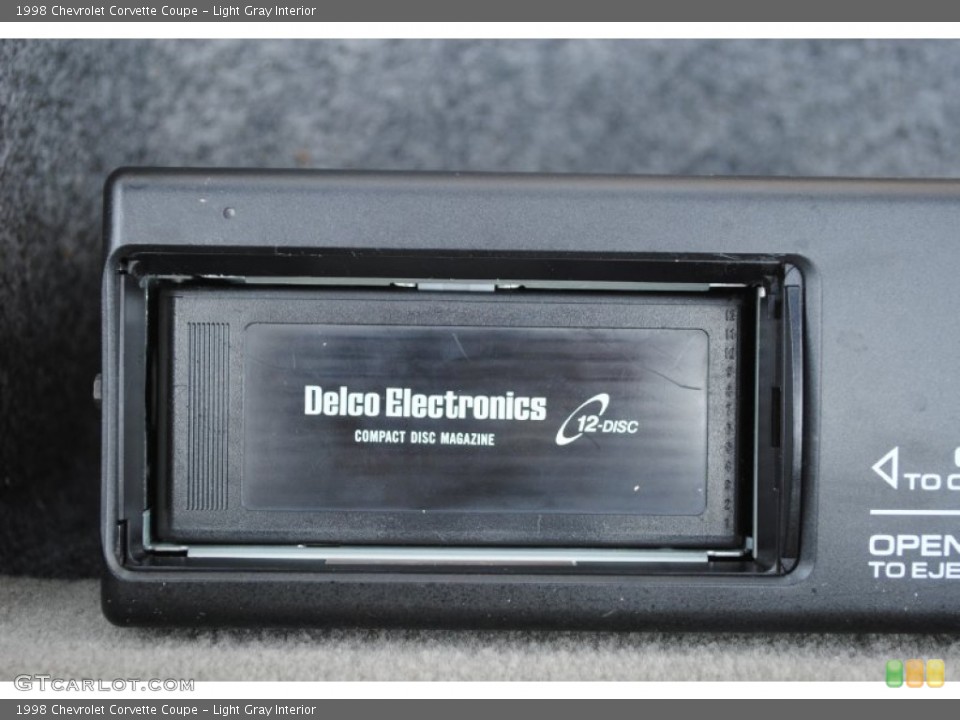 Light Gray Interior Controls for the 1998 Chevrolet Corvette Coupe #50656299