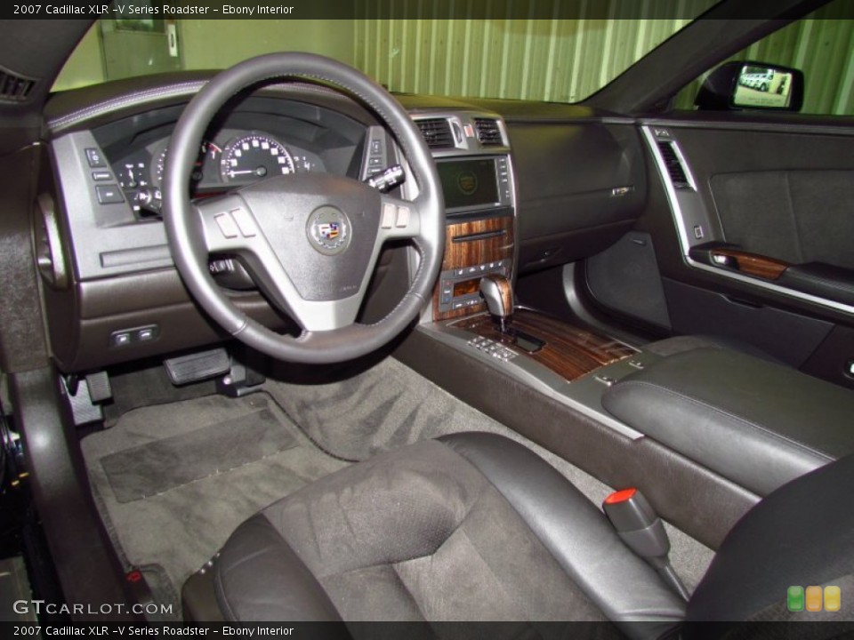 Ebony Interior Prime Interior for the 2007 Cadillac XLR -V Series Roadster #50658170