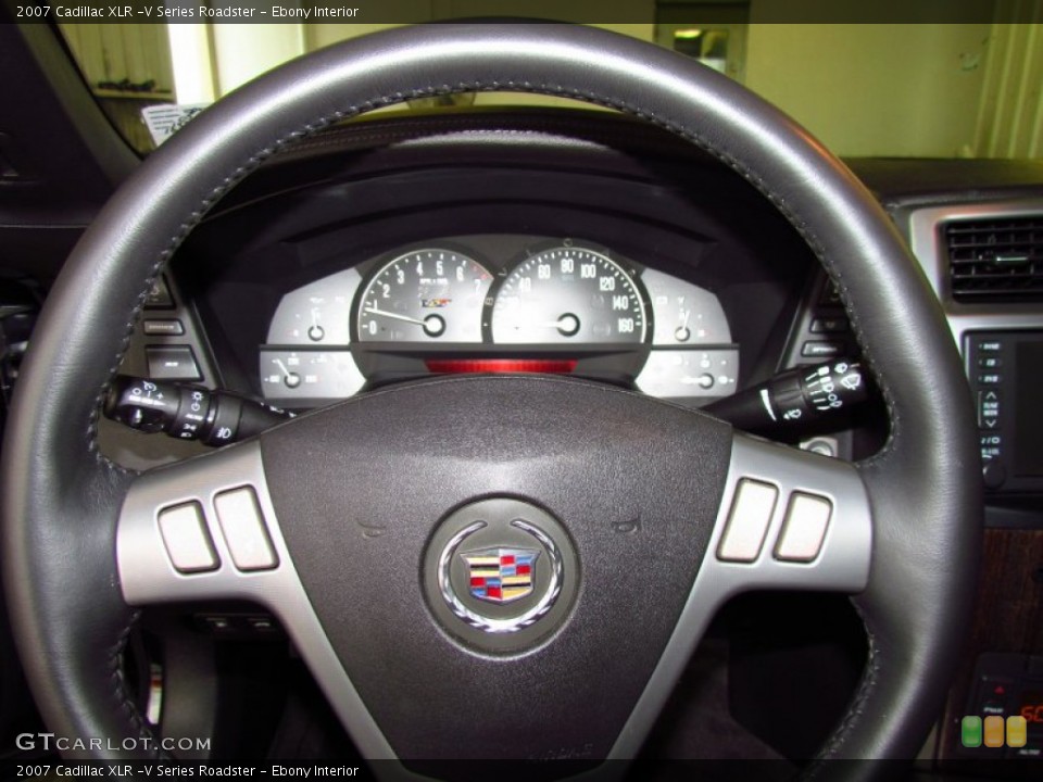 Ebony Interior Steering Wheel for the 2007 Cadillac XLR -V Series Roadster #50658197