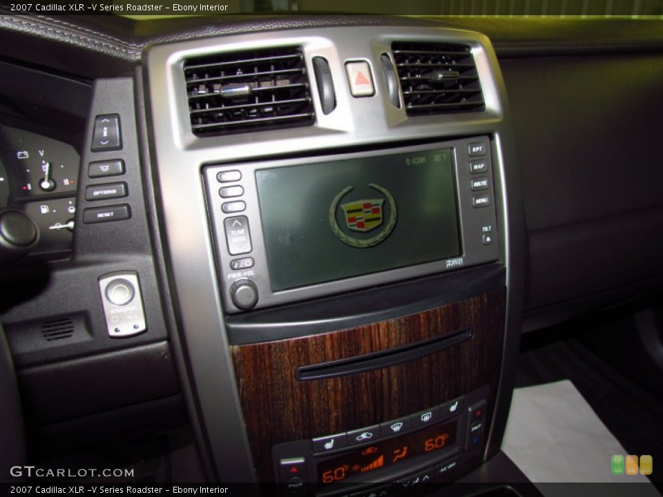 Ebony Interior Controls for the 2007 Cadillac XLR -V Series Roadster #50658212
