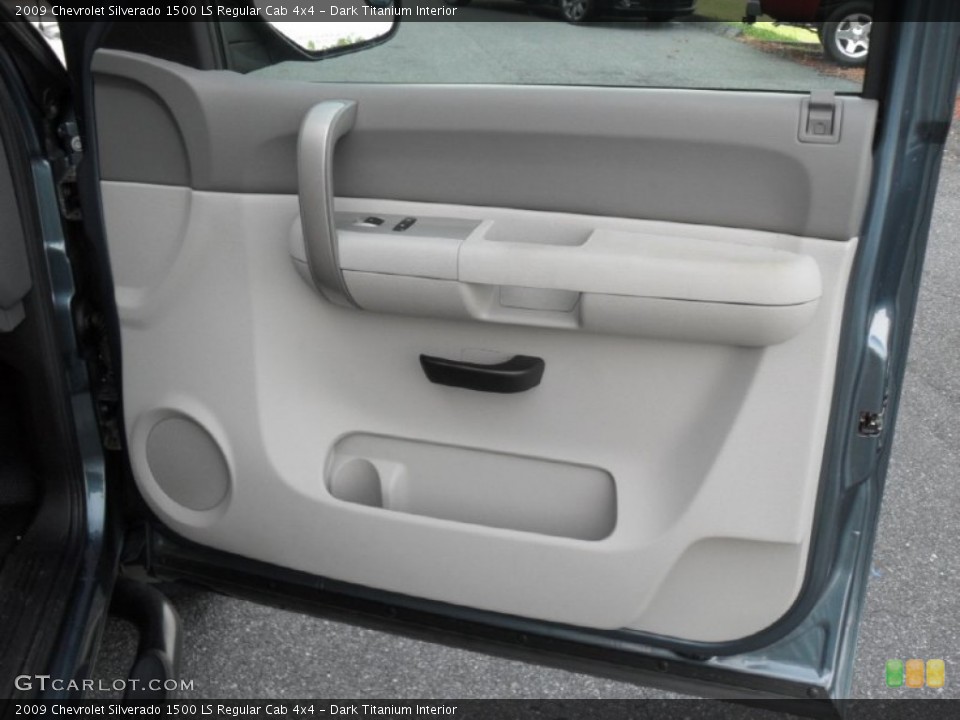 Dark Titanium Interior Door Panel for the 2009 Chevrolet Silverado 1500 LS Regular Cab 4x4 #50658293